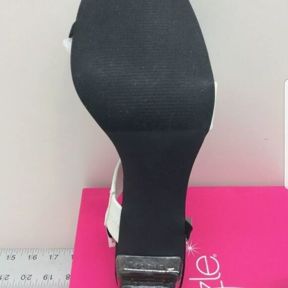 Shoedazzle Transparent Heeled Sandal "Sivanna" - Picture 7 of 8